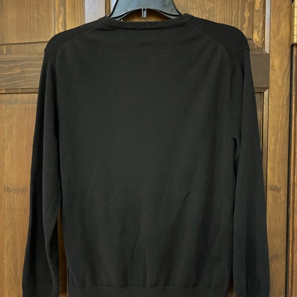 Black sweater size medium by Structure v neck - Picture 2 of 4